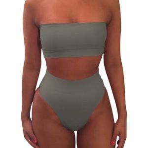 Cheeky High Waist Bikini Set Swimsuit